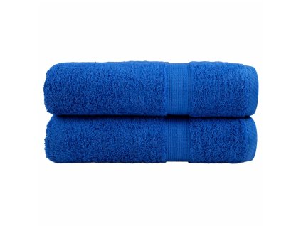vidaXL Prémiové osušky SOLUND 2 ks modré 100x150 cm 600 g/m2