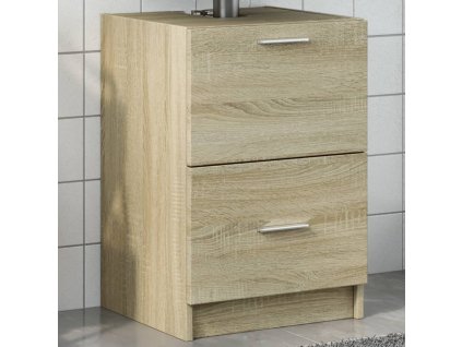 vidaXL Skrinka pod umývadlo dub sonoma 40x37x59 cm kompozitné drevo