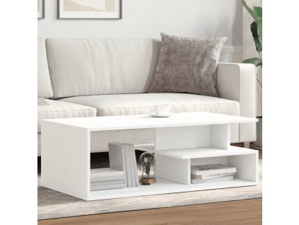 vidaXL Konferenčný stolík biely 102x55x35 cm kompozitné drevo