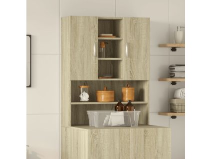 vidaXL Skrinka na práčku dub sonoma 70,5x24x90 cm