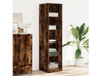 vidaXL Šatník dymový dub 50x50x200 cm kompozitné drevo