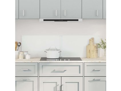 vidaXL Kuchynské zásteny 2ks priehľadné 70x50 cm tvrdené sklo