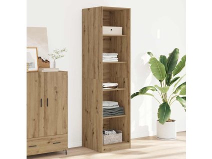 vidaXL Šatník dub artisan 50x50x200 cm kompozitné drevo