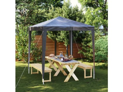 vidaXL Profesionálny párty stan 2x2 m, antracitový