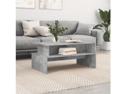 vidaXL Konferenčný stolík betónový sivý 90x55x42,5 cm kompozitné drevo