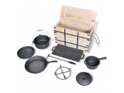 Liatinový pekáč sada 9 ks