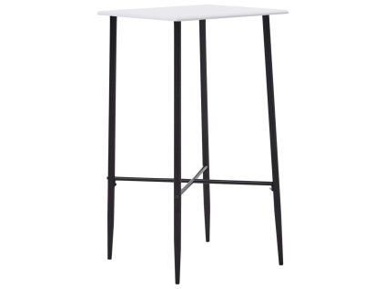 vidaXL Barový stôl biely 60x60x111 cm MDF