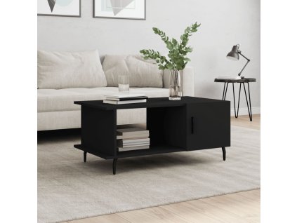 vidaXL Konferenčný stolík čierny 90x50x40 cm kompozitné drevo