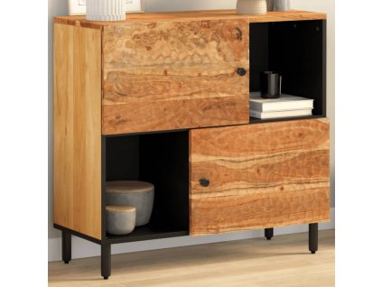 vidaXL Bočná skrinka 80x33x75 cm masívne akáciové drevo