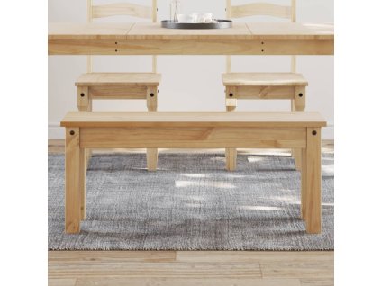 vidaXL Jedálenská lavica Panama 105x30x45 cm borovicový masív