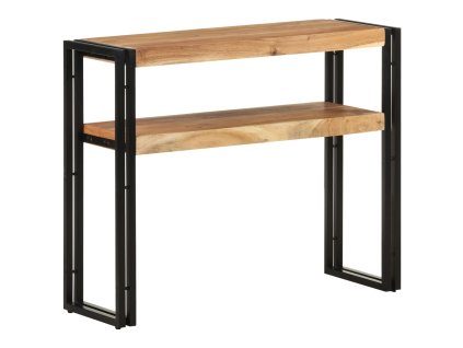 vidaXL Konzolový stolík 90x30x75 cm akáciový masív