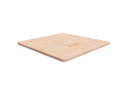vidaXL Štvorcová stolová doska 80x80x2,5 cm neošetrený dubový masív