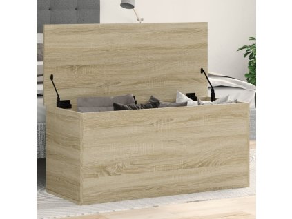 vidaXL Úložný box dub sonoma 100x42x46 cm kompozitné drevo