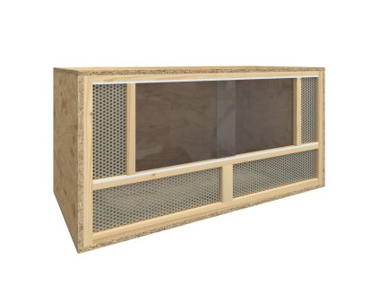 vidaXL Terárium spracované drevo 80x40x40 cm