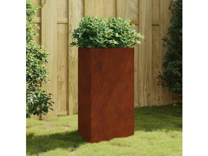 vidaXL Záhradný kvetináč 50x43x75 cm korténová oceľ