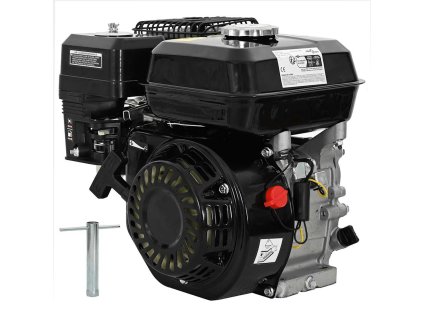 Benzínový motor 6,5 HP 4,8 kW, čierny