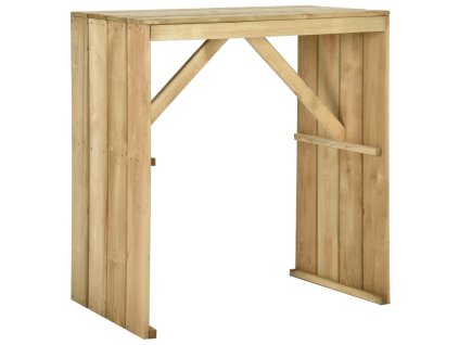 vidaXL Barový stôl 100x60x110 cm impregnovaná borovica