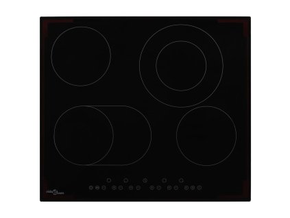 vidaXL Keramická varná doska so 4 platničkami dotykové ovládanie 6600W