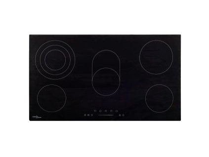 vidaXL Keramická varná doska, 5 platničiek, dotyková 77 cm 8500 W