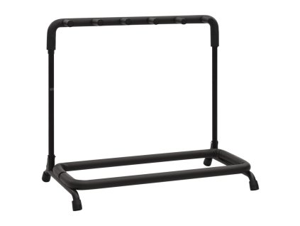 vidaX Stojan na gitary s 5 držiakmi čierny 74x41x66 cm oceľový