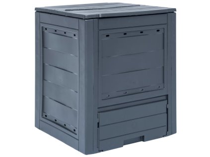 vidaXL Záhradný kompostér sivý 60x60x73 cm 260 l