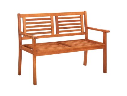 vidaXL 2-miestna záhradná lavička 120 cm, eukalyptový masív