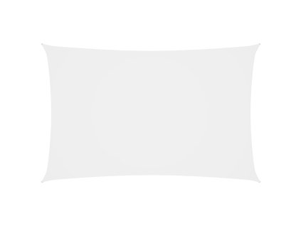 vidaXL Tieniaca plachta, oxford, obdĺžniková 4x7 m, biela