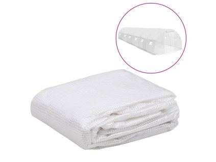 vidaXL Náhradný kryt na skleník (27 m²) 3x9x2 m priehľadný