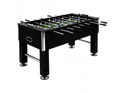 vidaXL Stolný futbal, oceľ 60 kg 140x74,5x87,5 cm, čierny