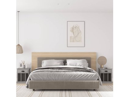 vidaXL Nočné stolíky 2 ks sivý dub sonoma 43x36x50 cm