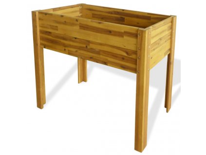 vidaXL Vyvýšený záhradný záhon, akáciový masív