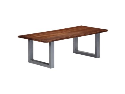 vidaXL Konferenčný stolík, nepravidelné hrany 115x60x40 cm, akácia