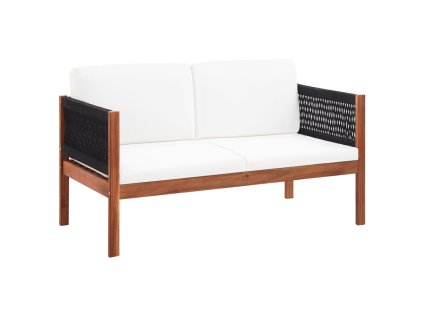 vidaXL 2-miestna záhradná pohovka masívne akáciové drevo