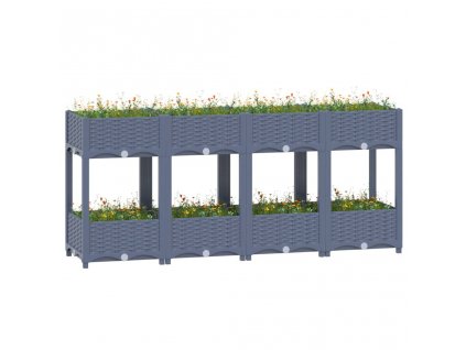 vidaXL Vyvýšený záhon 160x40x71 cm polypropylén