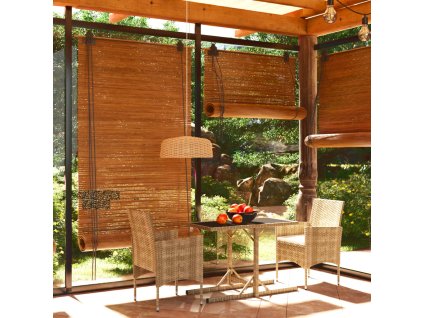 vidaXL 3-dielna záhradná jedálenská súprava béžová