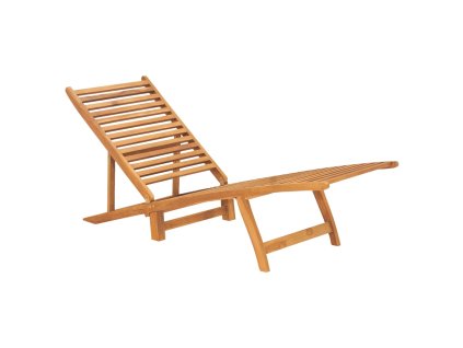 vidaXL Záhradné ležadlo tíkový masív