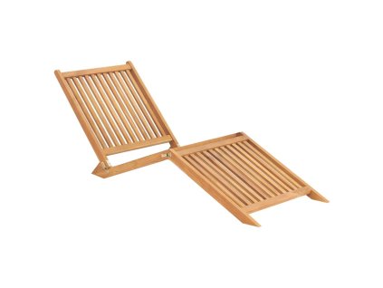 vidaXL Záhradné ležadlo tíkový masív