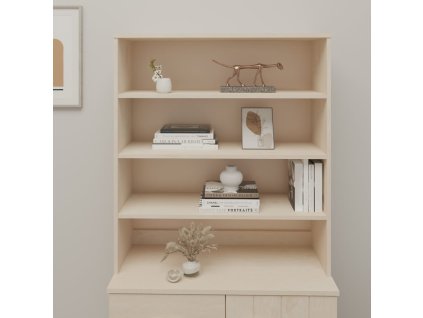 vidaXL Nadstavec na komodu HAMAR, medovo hnedý 90x30x100 cm, borovica