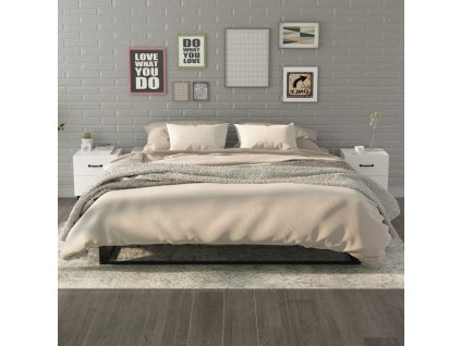 vidaXL Nočné stolíky 2 ks biele 40x35x47,5 cm