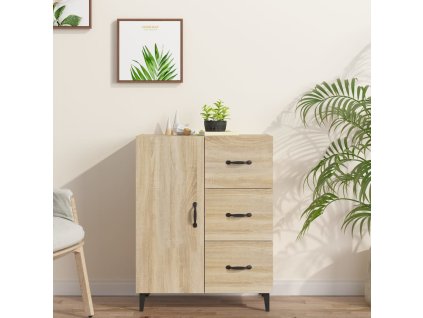 vidaXL Komoda dub sonoma 69,5x34x90 cm kompozitné drevo