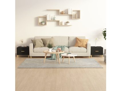 vidaXL Konferenčné stolíky 2 ks, čierne 50x50x40 cm, kompozitné drevo