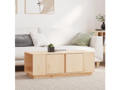 vidaXL Konferenčný stolík 110x50x40 cm borovicový masív