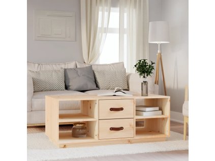 vidaXL Konferenčný stolík 100x50x41 cm borovicový masív