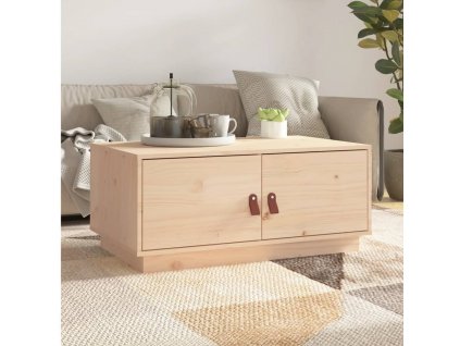 vidaXL Konferenčný stolík 80x50x35 cm borovicový masív