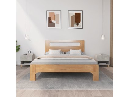 vidaXL Nočné stolíky 2 ks betónovosivé 50x46x50 spracované drevo