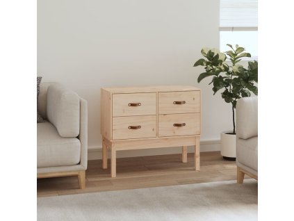 vidaXL Konzolová skrinka 90x40x78 cm masívna borovica