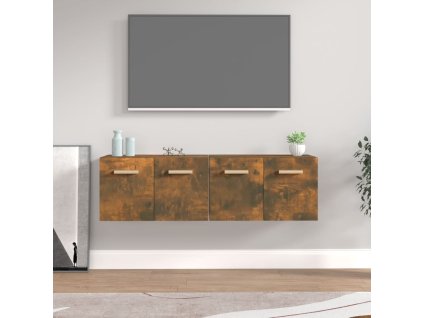 vidaXL Nástenné skrinky 2 ks dymový dub 60x36,5x35 cm spracované drevo