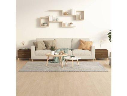 vidaXL Konferenčné stolíky 2 ks hnedý dub 50x50x40 cm kompozitné drevo