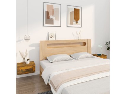 vidaXL Nástenné nočné stolíky 2 ks dymový dub 50x36x25 cm