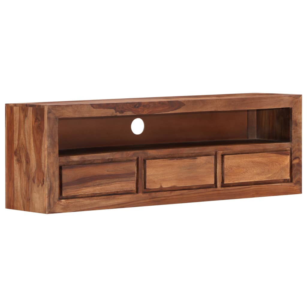 vidaXL TV stolík zo sheeshamového dreva 120x30x40 cm